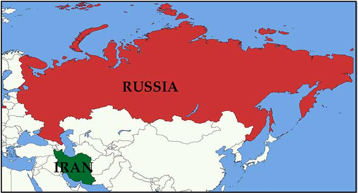 روسیه در مقابل ایران