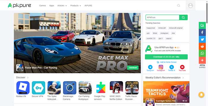 سایت APKPure
